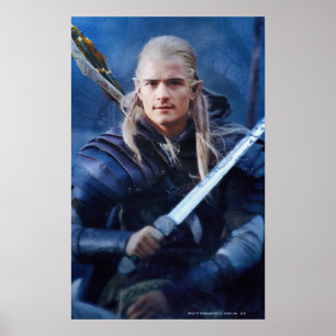 Pôster LEGOLAS GREENLEAF™ em azul