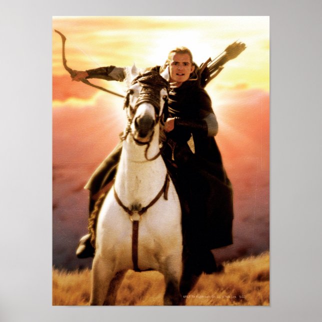 Pôster LEGOLAS GREENLEAF™ em Horseback (Frente)