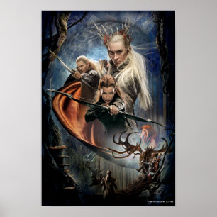 Poster LEGOLAS GREENLEAF™, TAURIEL™ e Thranduil