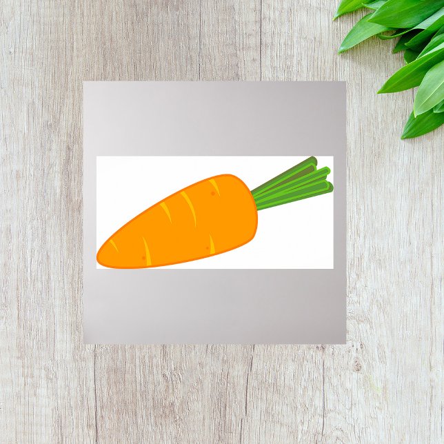 Poster Legume Cenoura Laranja (Criador carregado)