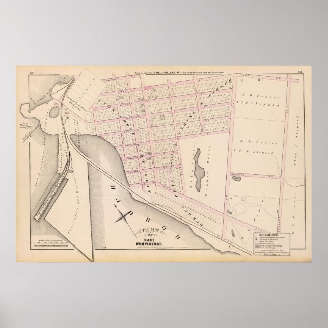 Poster Lehigh e Wilkesbarre Coal Company wharf Atlas (Frente)