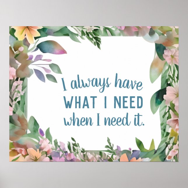 Poster Lei de Citação Inspiracional de Atração Motivacion (Frente)