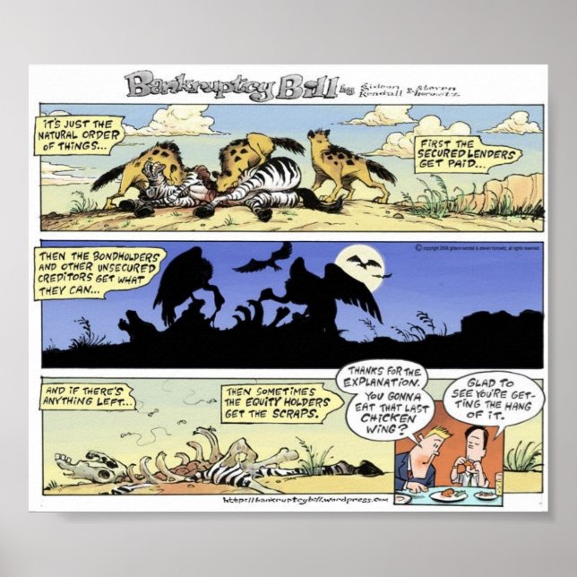 Poster Lei de Falência - Ordem Natural (Frente)