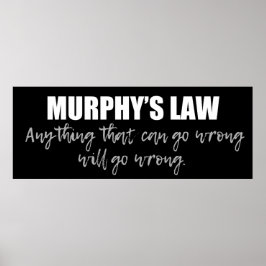 Poster Lei de Murphy