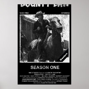 Poster Lei de recompensas VHS