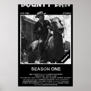 Poster Lei de recompensas VHS