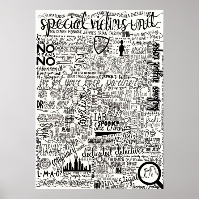 Poster Lei Ordenação SVU - Lei (Frente)