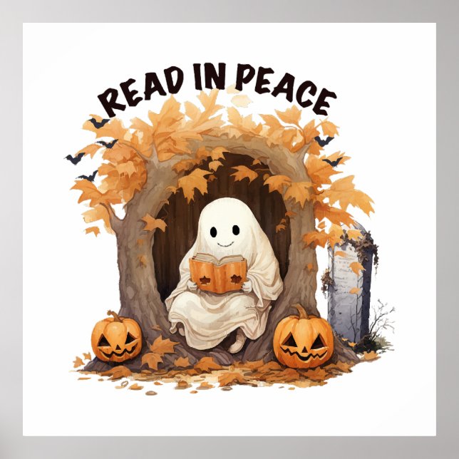 Poster Leia em Paz Boo Ghost (Frente)