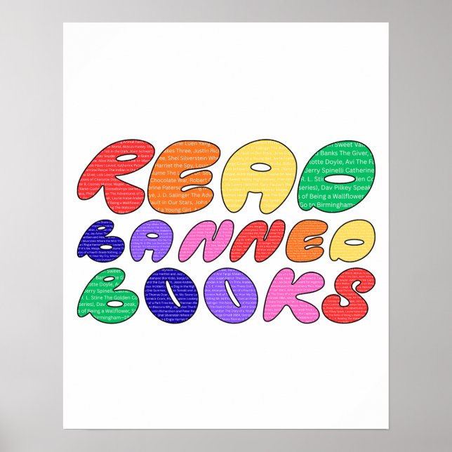 Poster Leia Livros Proibidos (Frente)