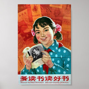 Poster Leia mais livros, leia bons livros