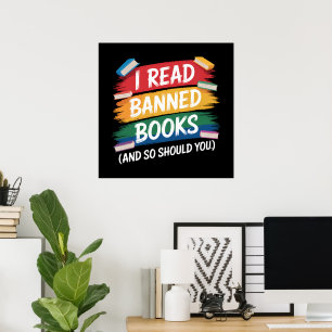 Poster leia semana do bibliotecário de livros proibidos