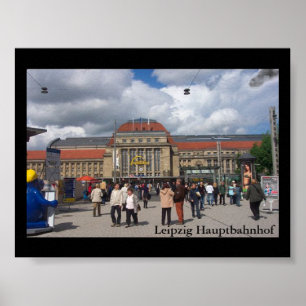 Poster Leipzig Hauptbahnhof