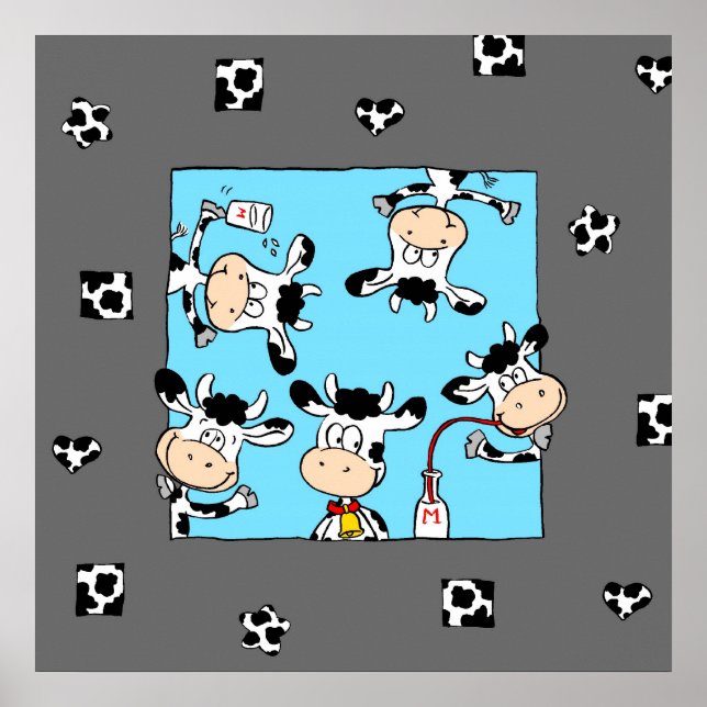 Pôster Leite de bebendo (Frente)