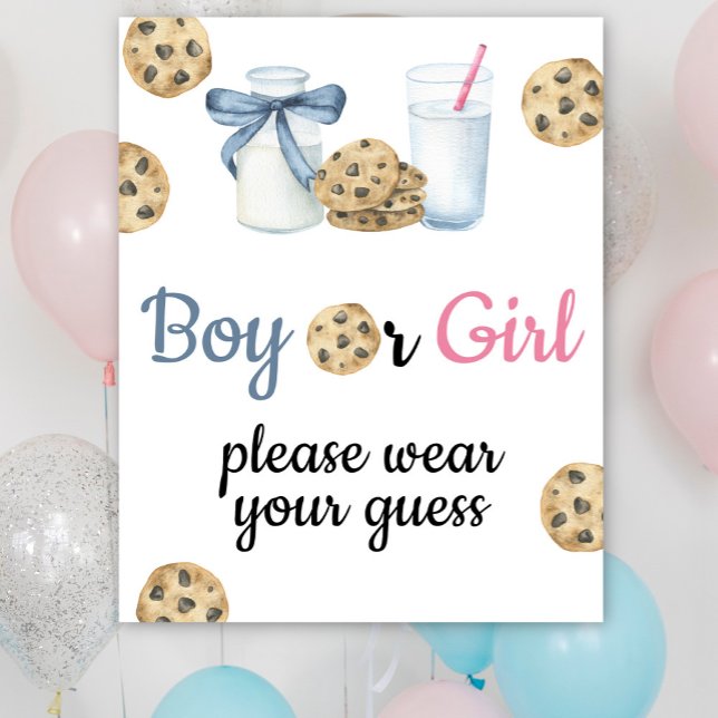 Poster Leite e Cookies - vista seu palpite (Criador carregado)