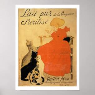 Poster "Leite Sterilized puro do La Vingeanne", 1894 (co