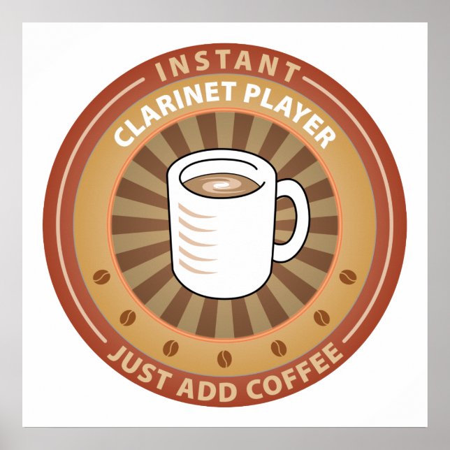 Poster Leitor Clarinet Instantâneo (Frente)