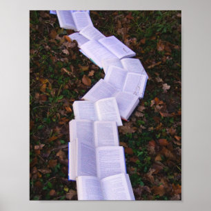 Poster Leitor de Leitura do Caminho do Livro