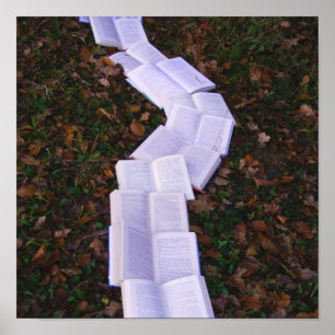 Poster Leitor de Leitura do Caminho do Livro