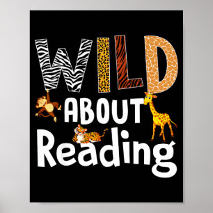 Poster Leitor de livros leitor bibliotecário amante de an