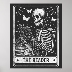Poster Leitor Leitura do Booklover Halloween