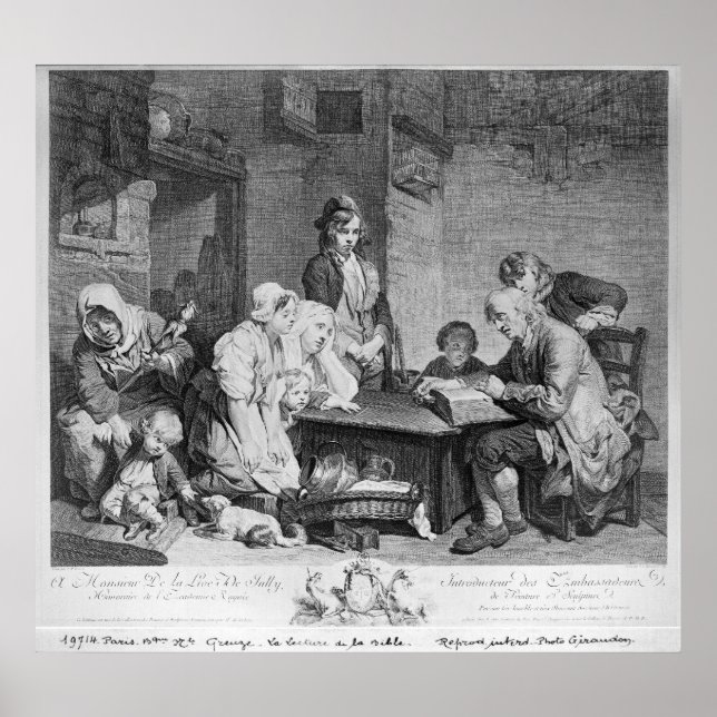 Pôster Leitura da Bíblia (Frente)