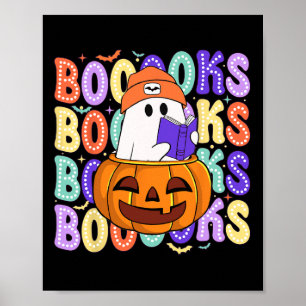 Poster Leitura da Bibliotecária do Halloween do Professor