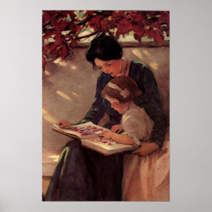 Pôster Leitura da mãe e da criança