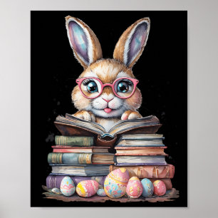Poster Leitura de Bookworms "Cony Gles" em páscoa