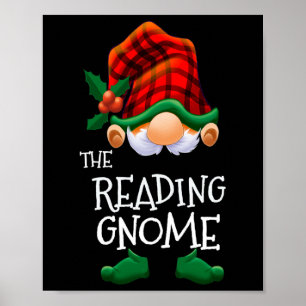 Poster Leitura de Gnomo Frio de Combinação da Família Par