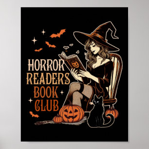 Poster Leitura de Horror Víblias Bookish Leitores de Horr