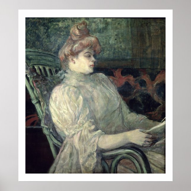 Pôster Leitura de Mulher (Frente)