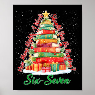Poster Leitura de Natal 67 Seis Sete Meme Professor Livro