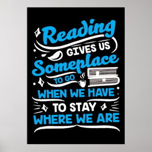 Poster Leitura de presentes nos dá algum lugar