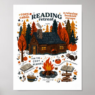 Poster Leitura de Retretar Fantasmas Leia Mais Livros Eng