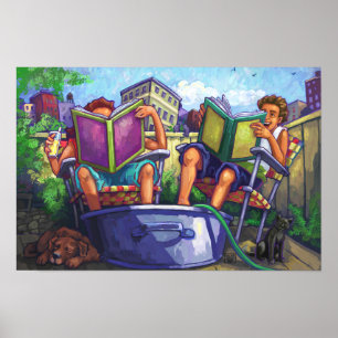 Pôster Leitura de Verão