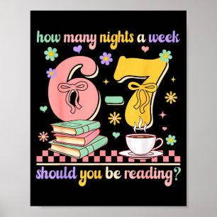 Poster Leitura Divertida 67 Professor Seis Sete Leitura 6