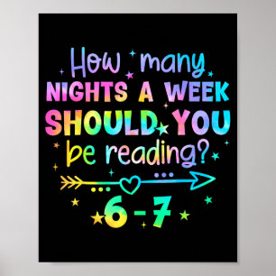 Poster Leitura Divertida 67 Professor Seis Sete Leitura 6