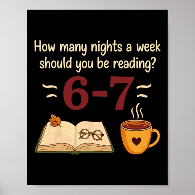 Poster Leitura Divertida 67 Seis Sete Meme Professor de I (Frente)
