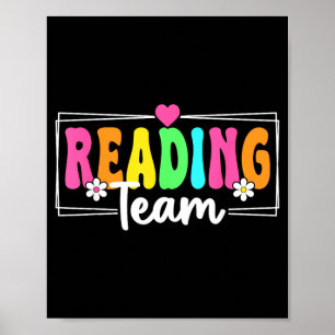 Poster Leitura Equipe Professor Volta às Aulas Leitura