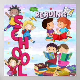 Poster leitura escolar