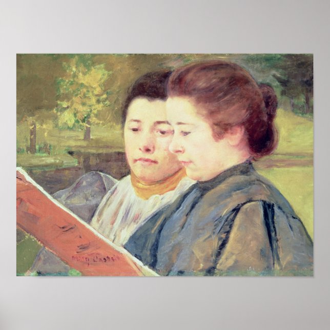 Pôster Leitura feminina (Frente)