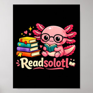 Poster Leituras engraçadas e fofas de readsolotl livros a