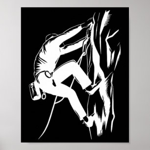 Poster #lele Montanhista Escalada Escalador De Rochas M