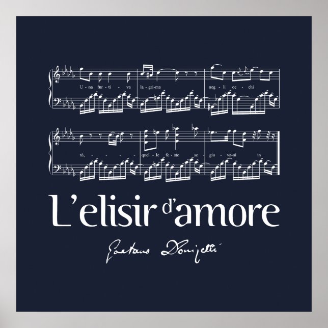 Poster L'elisir d'amore 2 (Frente)