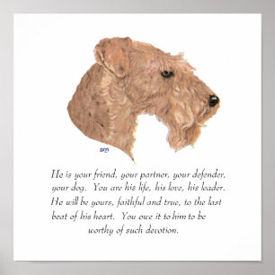 Poster Lembrança, Cão Macho
