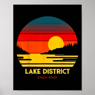 Poster Lembrança das Férias no Distrito dos Lagos Inglate