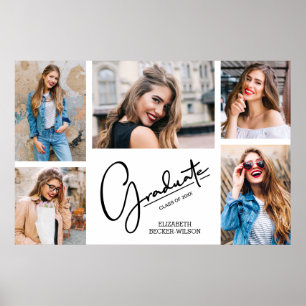 Poster Lembrança de Formatura com Múltiplas Fotos