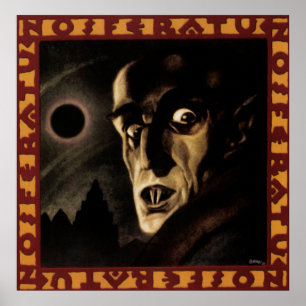 Poster Lembrança de Nosferatu do vintage primeiro