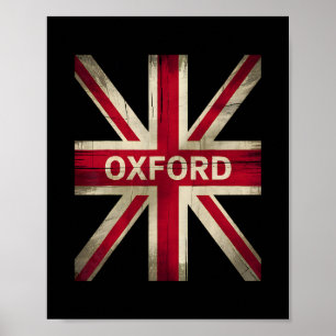 Poster Lembrança de Oxford Inglaterra Grã-Bretanha Reino