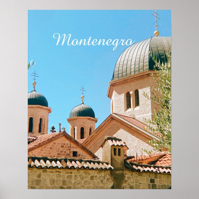 Poster lembrança de viagem Kotor, Montenegro (Frente)